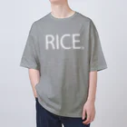 TARAFUKU RICE FARMのつじ農園オリジナルRICEグッズ Oversized T-Shirt