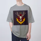 モヒカン鱈の鹿ボーンくん Oversized T-Shirt