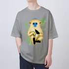 LalaHangeulのキンシコウ(金絲猴) オーバーサイズTシャツ