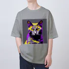 ながさわショップのnight cat Oversized T-Shirt