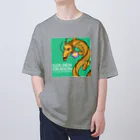 kazu_gの幸せの金龍さん（緑） Oversized T-Shirt