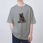 AXL CATのトリスタン (AXL CAT) オーバーサイズTシャツ