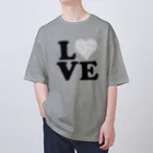 【volleyball online】の「ＩLOVE バレーボール」 Oversized T-Shirt