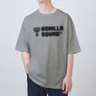 GORILLA SQUAD 公式ノベルティショップのGORILLA SQUAD ロゴ黒 オーバーサイズTシャツ
