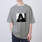 鴉番組公式SHOPのカラスチャンネルアイコニックオリジナルデザイン Oversized T-Shirt