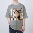 Creation CATのゴージャスCAT オーバーサイズTシャツ