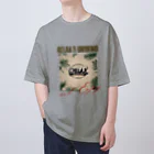 si-moのゆっくりまったりリラックス　Chillax!シリーズ Oversized T-Shirt