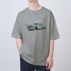 がーるずしょっぷのヴィンテージカー アオ Oversized T-Shirt