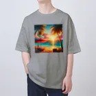 keystoneのAt the beach Oversized T-Shirt