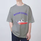 NIKORASU GOのボートレースデザイン「まくり差し」（Tシャツ・パーカー・グッズ・ETC） オーバーサイズTシャツ