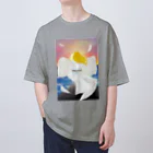 Lily bird（リリーバード）の落陽天使 Oversized T-Shirt