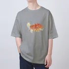 めろんぽっぷのお店だよのダイヤモンドバックテラピン（着色） Oversized T-Shirt