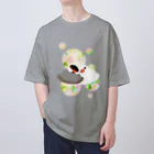 Lily bird（リリーバード）のとろける文鳥ず2 オーバーサイズTシャツ