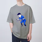 NIKORASU GOのこの夏おすすめ！野球デザイン「バント」＜文字なし＞（Tシャツ・パーカー・グッズ・ETC） Oversized T-Shirt