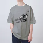 segasworksのサウロロフスの頭の骨 Oversized T-Shirt