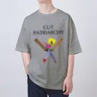 1847のcut patriarchy オーバーサイズTシャツ