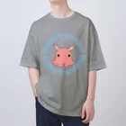 LalaHangeulのFlapjack Octopus(メンダコ) 英語バージョン オーバーサイズTシャツ