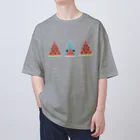 ぺんぎん24のトライアングル-summer オーバーサイズTシャツ