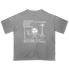 ぺんぎん24の和楽器大集合！(前面-ホワイト) Oversized T-Shirt