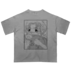 A33の漫画イラスト　平成レトロ Oversized T-Shirt