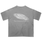 ミミコンブのThe Unknown Universe(ホワイト) Oversized T-Shirt