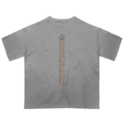 SOULBLAMEのVERTICAL LINE TEE IN MGRAY オーバーサイズTシャツ