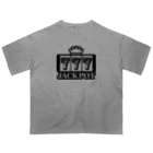 QUQU_WORKSのジャックポット スリーセヴン ブラック Oversized T-Shirt