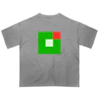 3×3 のドット絵のライン - 3×3 のドット絵 Oversized T-Shirt