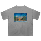 丸山朝光「昔住んだ街」グッズショップの「昔住んだ街」ジャケット絵Tシャツ Oversized T-Shirt