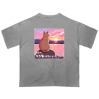 kazu_gの何で、ネコ年はないんだろう… オーバーサイズTシャツ