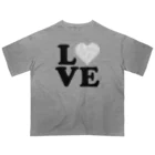 【volleyball online】の「ＩLOVE バレーボール」 Oversized T-Shirt