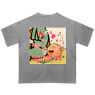 Honobonartのたっくんのチャンパラ オーバーサイズTシャツ