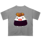 作りかけのたい焼きのからあげのおにぎり🍙 オーバーサイズTシャツ