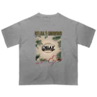 si-moのゆっくりまったりリラックス　Chillax!シリーズ Oversized T-Shirt