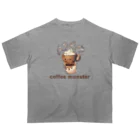 leisurely_lifeのCoffee Monster Java Oversized T-Shirt