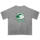 LONESOME TYPE ススのカフェイン中毒 (CAFFEINE ADDICTION：GREEN) Oversized T-Shirt