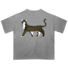 segasworksのきじしろねこ オーバーサイズTシャツ