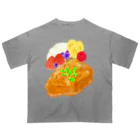 Lily bird（リリーバード）のベリーとクリームとフレンチトースト オーバーサイズTシャツ
