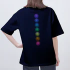 💖宇宙整体♪🌈♪こころからだチャンネル♪💖のcosmicmeditation violet オーバーサイズTシャツ