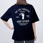 【SALE】Tシャツ★1,000円引きセール開催中！！！kg_shopの[★バック] GOUT ATTACK (文字ホワイト) オーバーサイズTシャツ