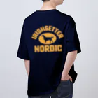 nordic_irishsetterのオレンジロゴノルディック Oversized T-Shirt