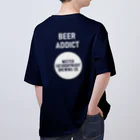 MISTER SATURDAYNIGHT BREWINGのimperial stout ビールロゴ オーバーサイズTシャツ