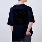 ARCANUMのARCANUM Whale Whale - Stella - 星を噴くクジラ Oversized T-Shirt