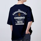TINY PUNKの【文字白】CHIHIRO 50th Anniversary オーバーサイズTシャツ
