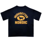 nordic_irishsetterのオレンジロゴノルディック Oversized T-Shirt