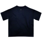 SOULBLAMEのCIRCLE LOGO GRAY TEE IN NAVY Oversized T-Shirt