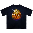 吉川 達哉 tatsuya yoshikawaの雷音(back print) オーバーサイズTシャツ