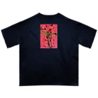 vanilla.141のピンクベース Oversized T-Shirt