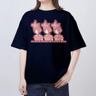 ハナドリカ SUZURI店の「朝顔ガール」アカネパート オーバーサイズTシャツ