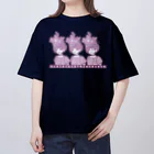 ハナドリカ SUZURI店の「朝顔ガール」ユカリパート オーバーサイズTシャツ